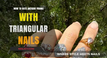 Dating Antique Frames: Identifying Triangular Nails for Accurate Age Estimation