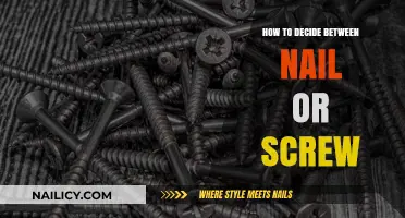 Nails vs. Screws: Choosing the Right Fastener for Your Project