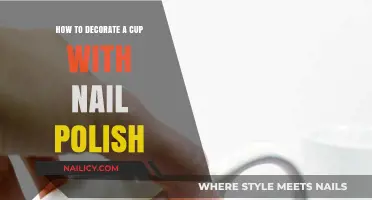 Creative Cup Decor: Easy Nail Polish Design Ideas & Tips
