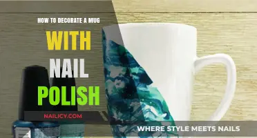 Creative Mug Makeover: Decorating with Nail Polish for Unique Designs