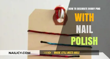 Creative DIY: Decorating Bobby Pins with Nail Polish for Stylish Hair