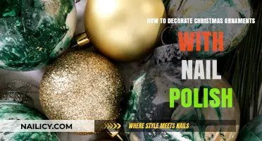 Creative Christmas Ornaments: Nail Polish Decorating Ideas for Festive Flair