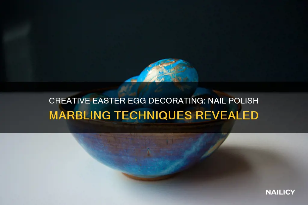 how to decorate easter eggs with nail polish