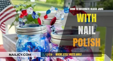 Creative Glass Jar Decor: Easy Nail Polish Crafting Ideas