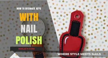 Creative Key Makeover: Decorating Keys with Nail Polish Ideas