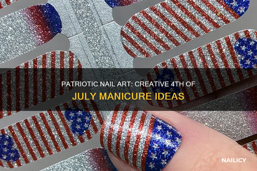 how to decorate nails with 4th of july