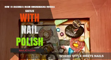 Decorate Resin Knickknacks: Nail Polish Tips for Houses & Castles