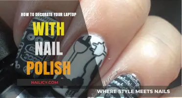 Creative Laptop Makeover: Decorating with Nail Polish Step-by-Step Guide