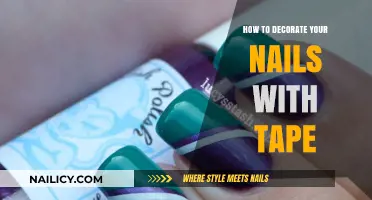 Creative Tape Nail Art: Easy DIY Manicure Design Ideas