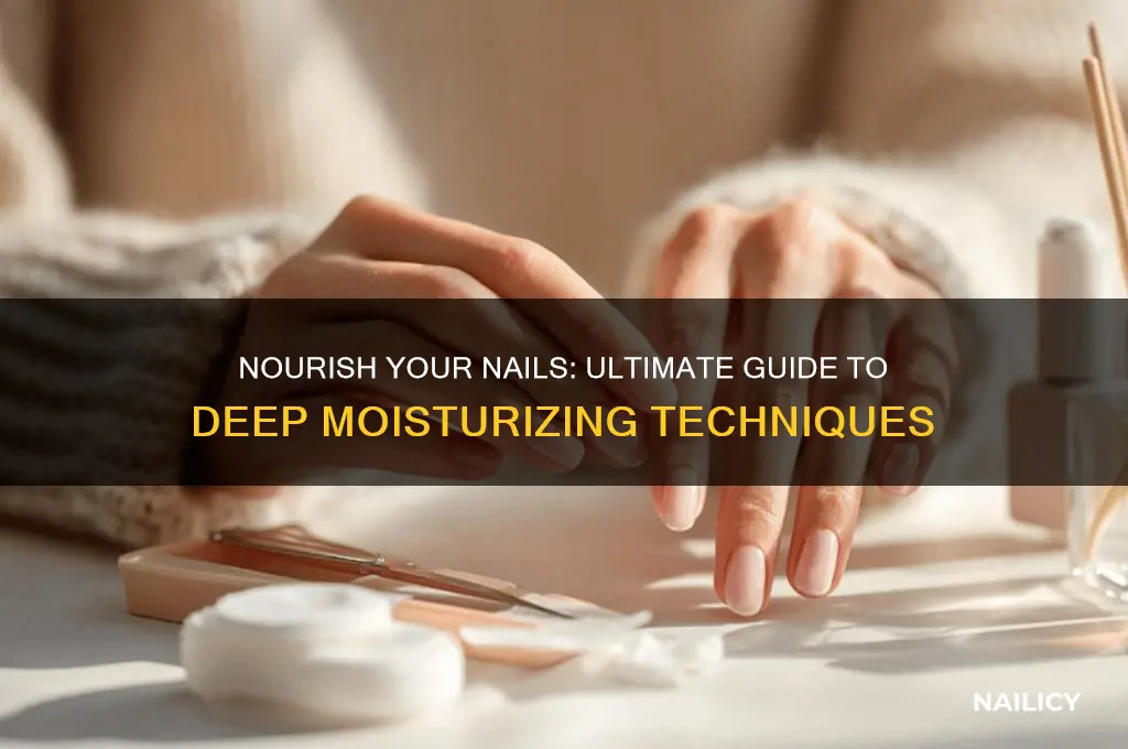 how to deep moisturize nails