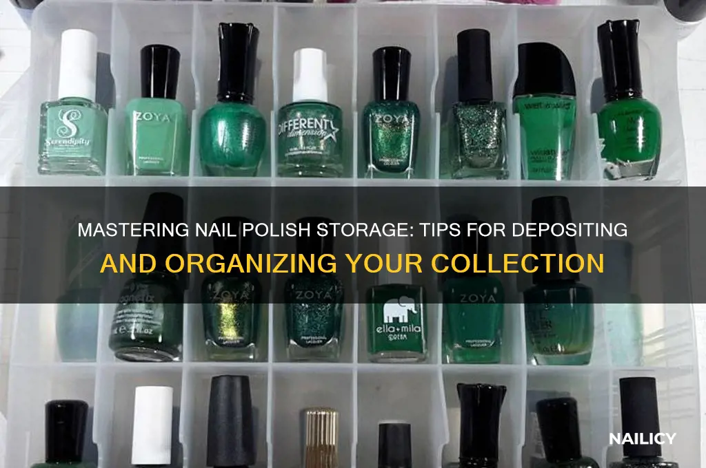 how to deposit nail polish