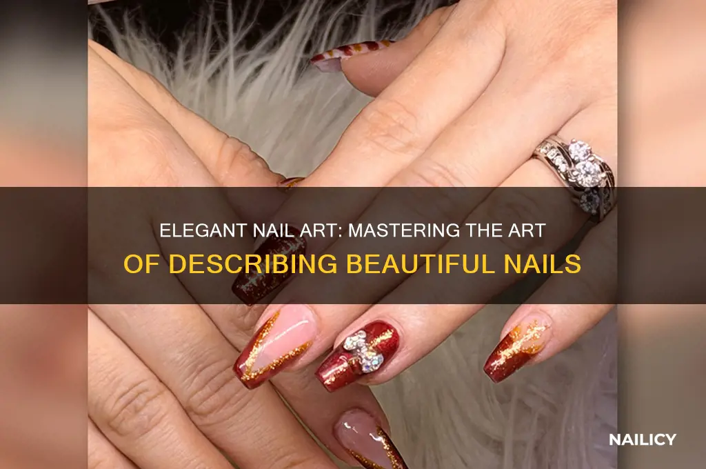 how to describe beautiful nails