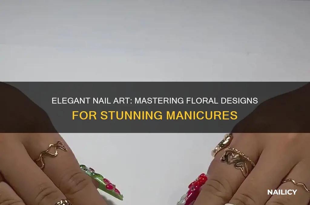 how to design flowers on your nails
