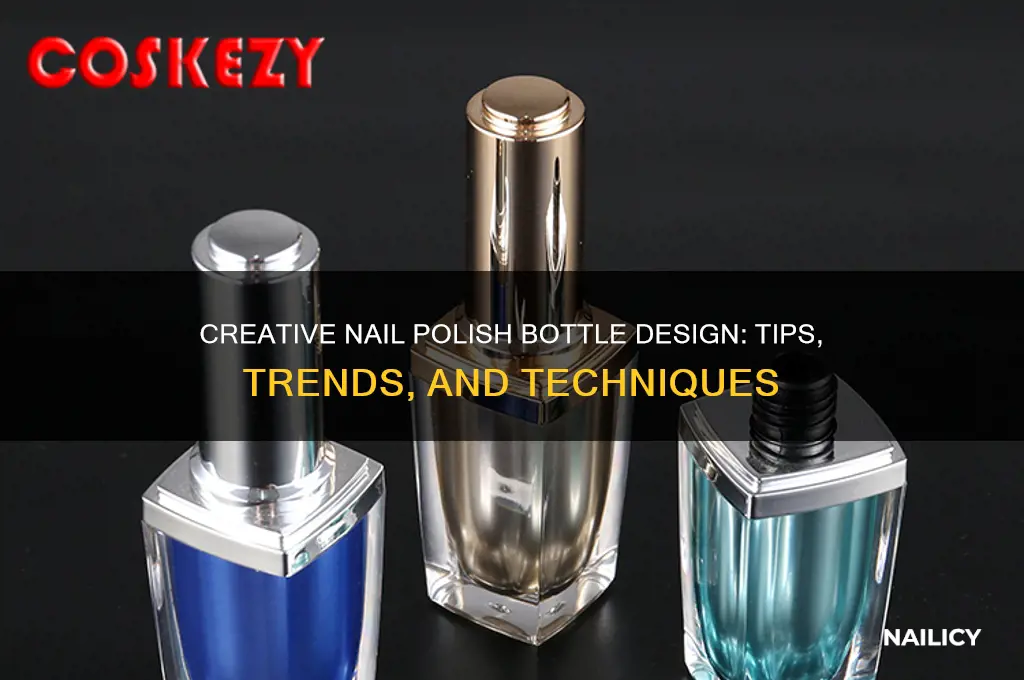 how to design nail polish bottle