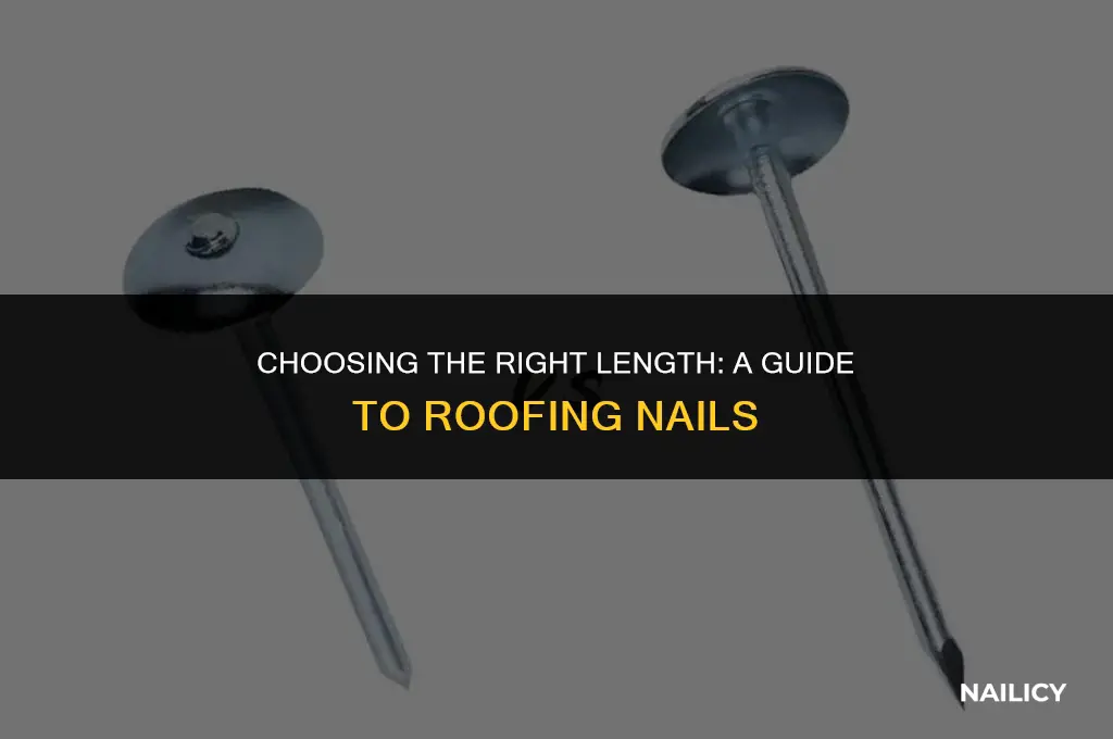 how to determine length of roofing nails to use