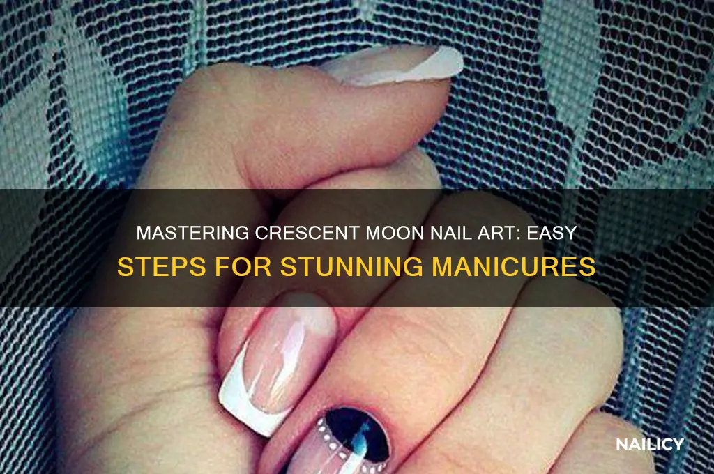 how to di cresecnt moon nail polish