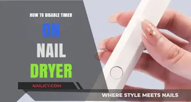 Quick Guide: Disabling the Timer on Your Nail Dryer Easily