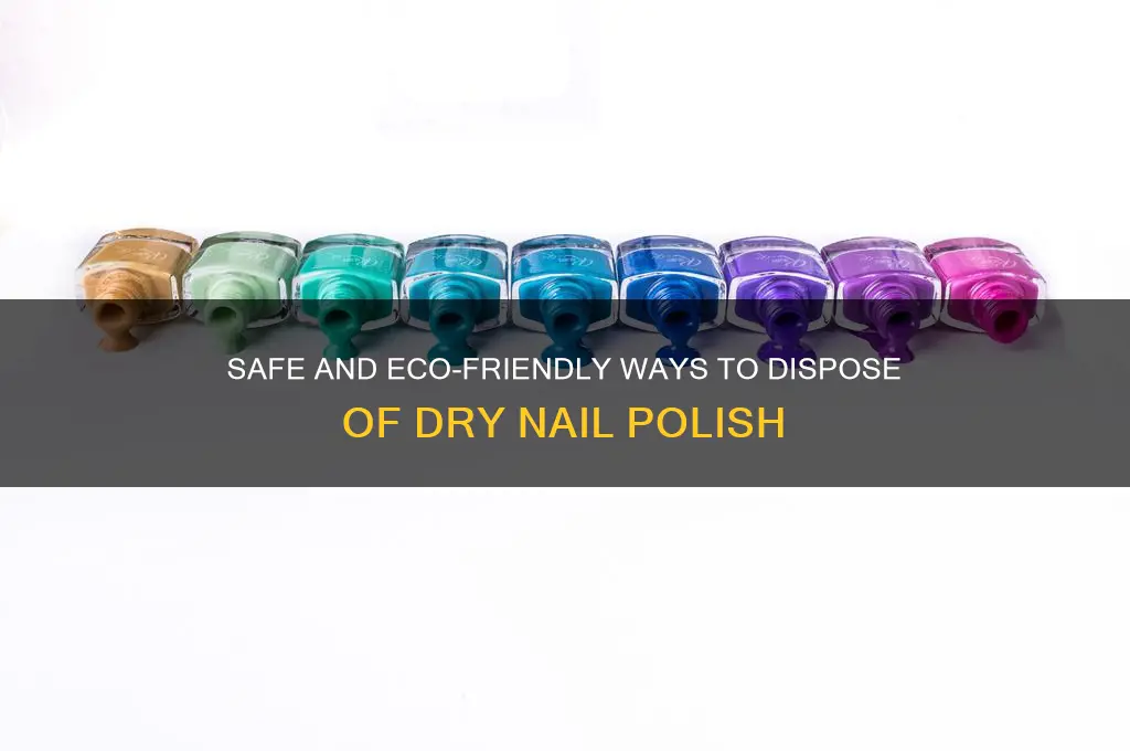 how to dispose of dry nail polish