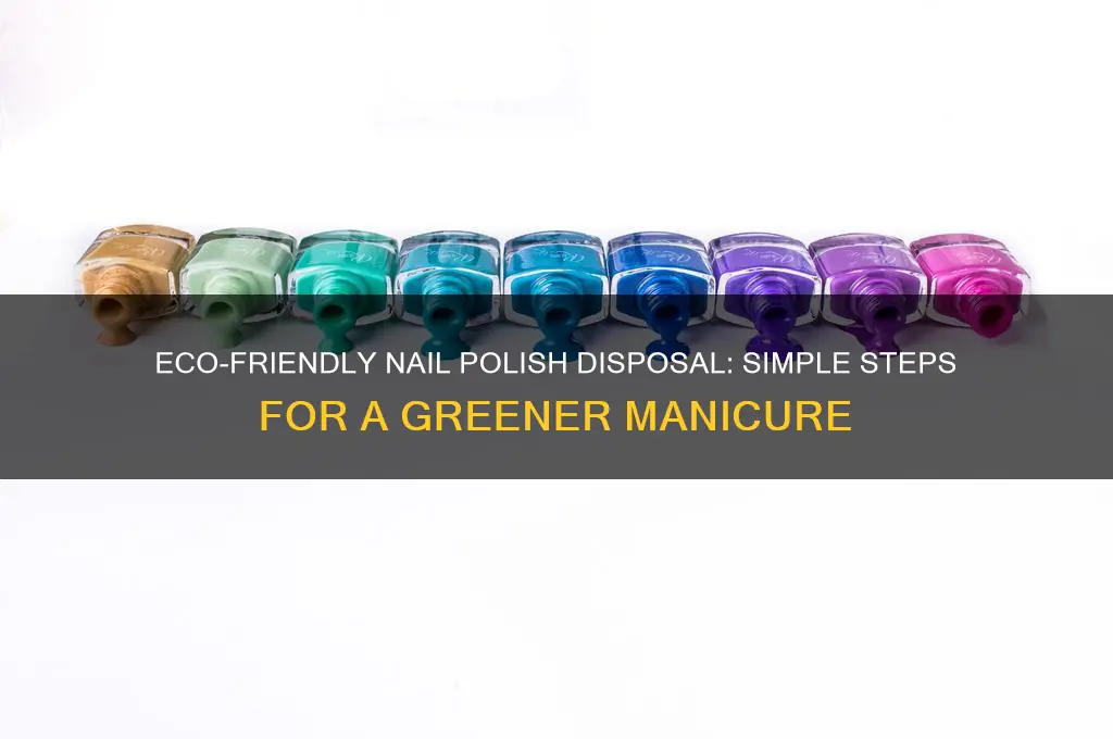 how to dispose of nail polish environementally friendly