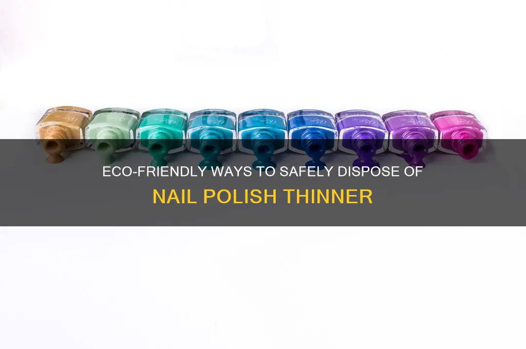 how to dispose of nail polish thinner
