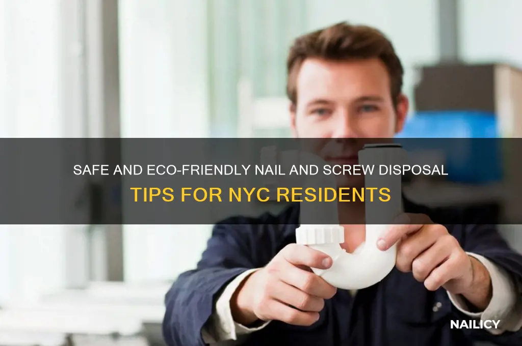 how to dispose of nails and screws nyc