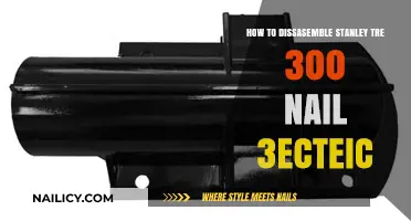Step-by-Step Guide to Disassembling the Stanley TRE300 Nail Gun