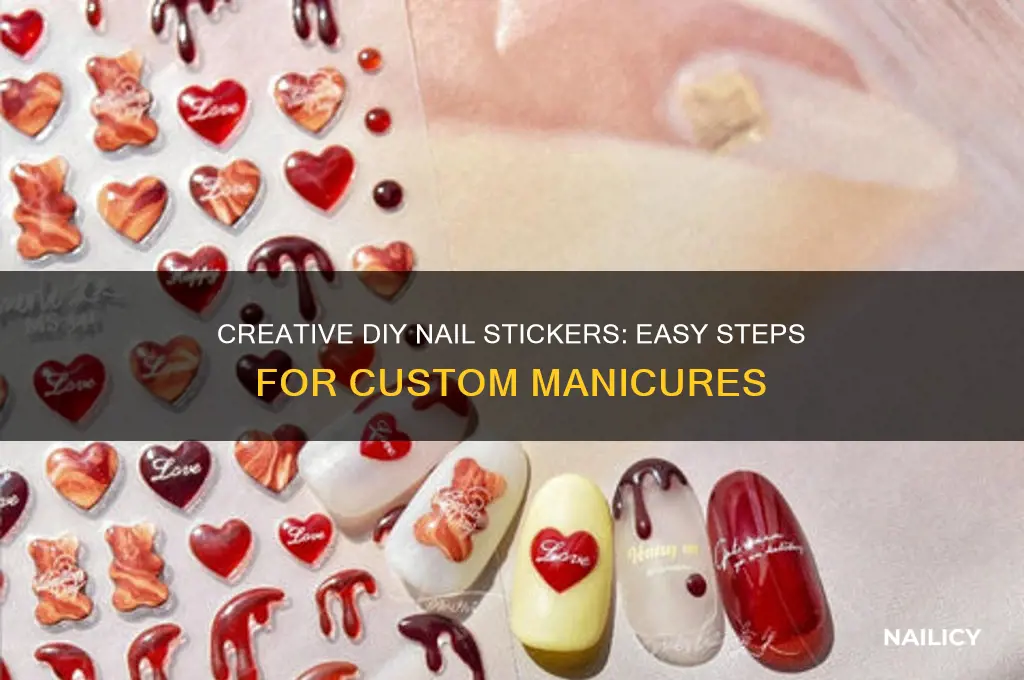 how to diy nail stickers