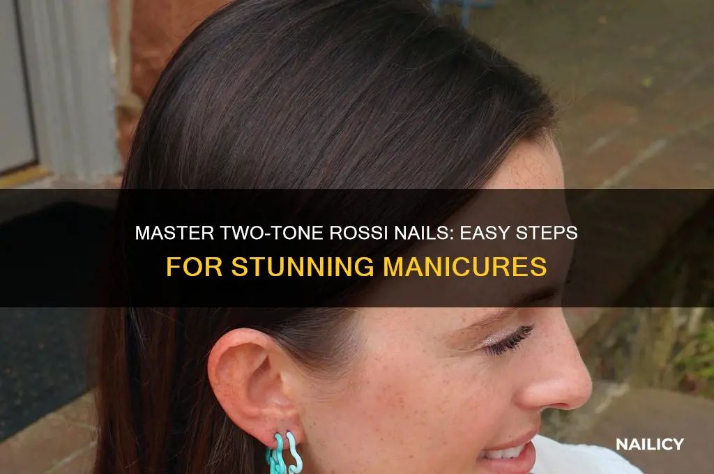 how to do 2 tone with rossi nails