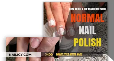 Easy Dip Manicure Hack: Using Regular Nail Polish for Long-Lasting Shine
