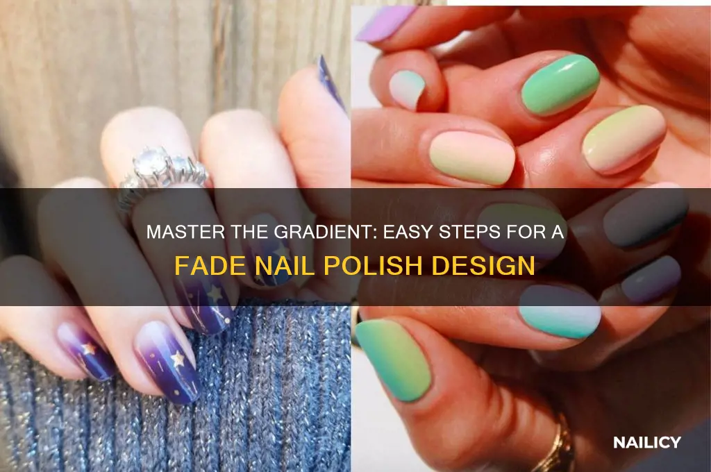 how to do a fade nail polish design