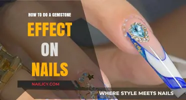 Create Stunning Gemstone Nail Art: Easy Steps for a Sparkling Effect