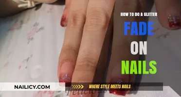 Master the Sparkling Glitter Fade Nail Art Technique at Home