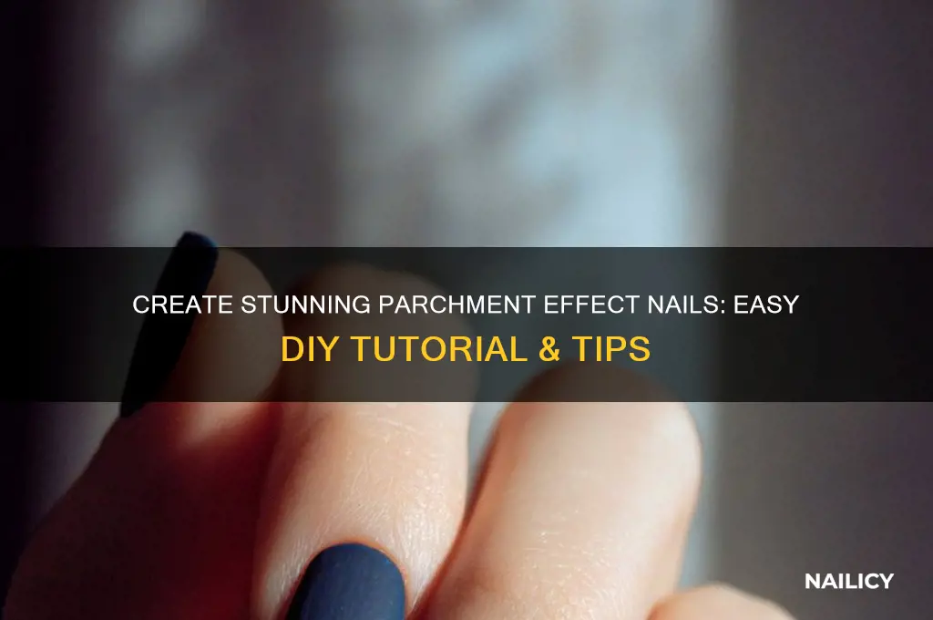 how to do a parchment effect with nails