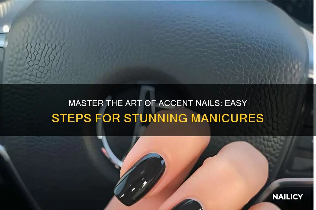 how to do accent nail