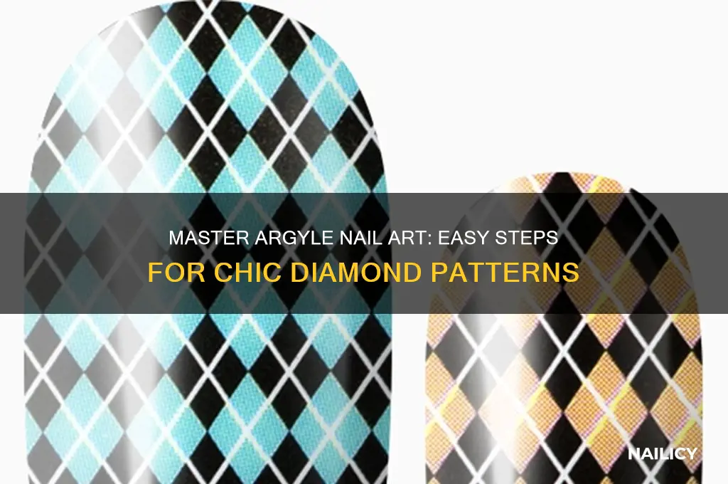 how to do argyle nails