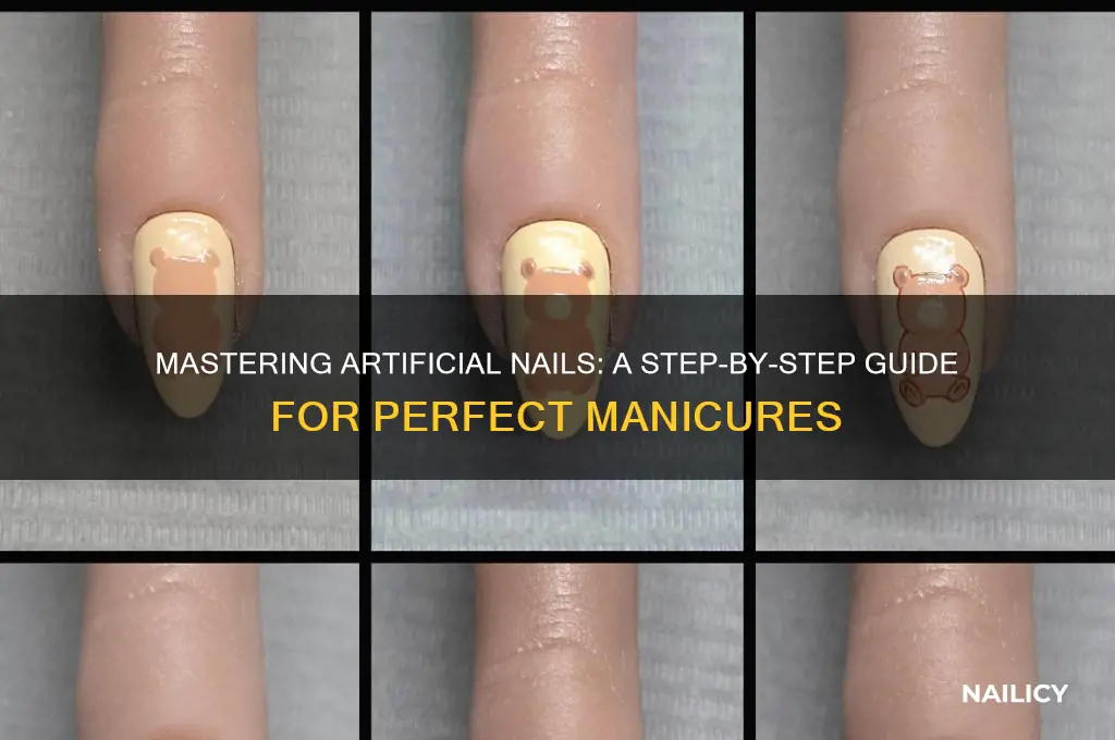 how to do artificial nails