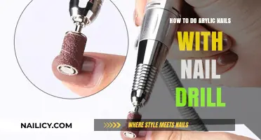 Mastering Acrylic Nails: A Step-by-Step Guide Using a Nail Drill