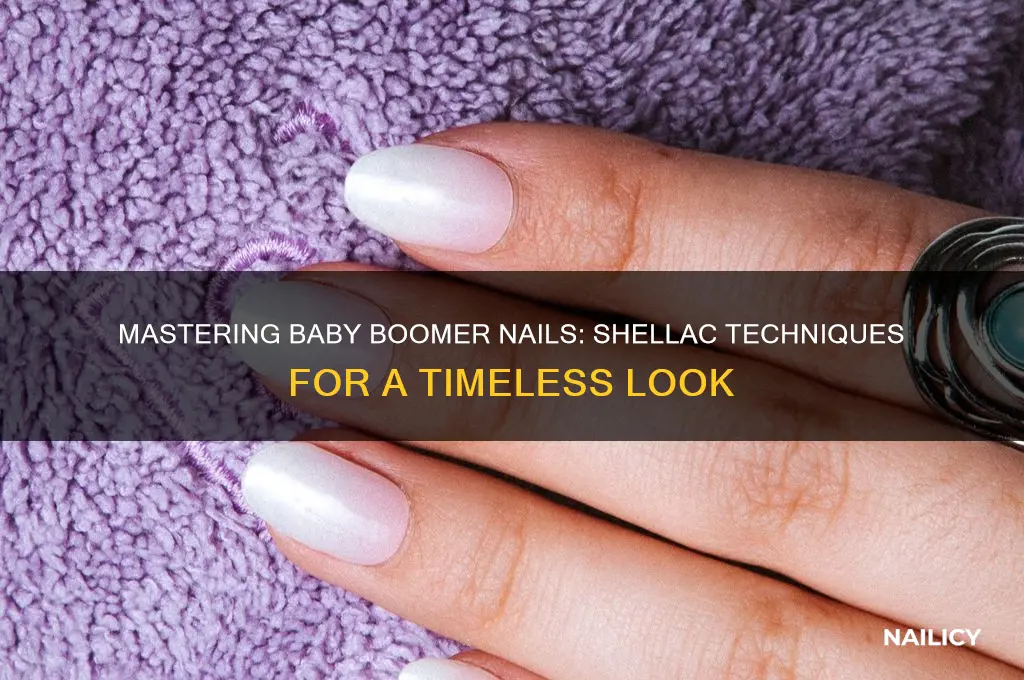 how to do baby boomer nails with shellac