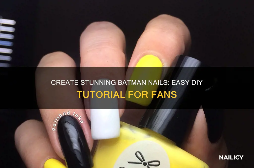 how to do batman nails