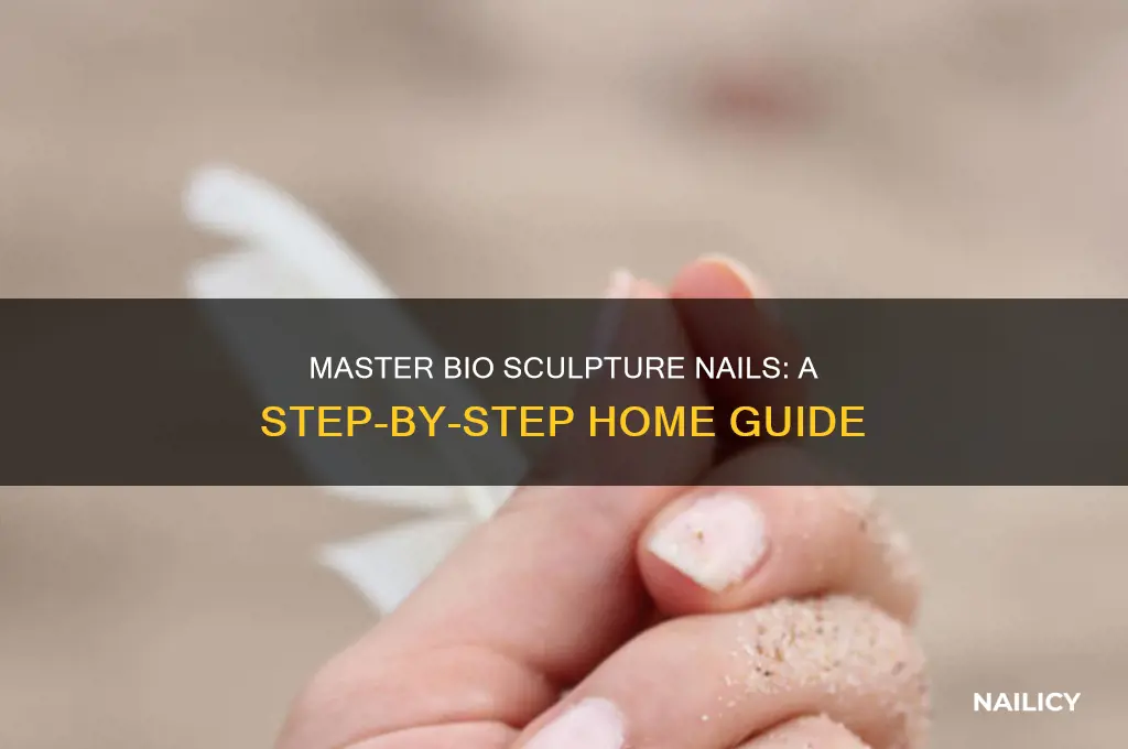 how to do bio sculpture nails at home