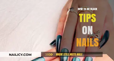 Easy Black Tips Nail Art: Step-by-Step Guide for Chic Manicures