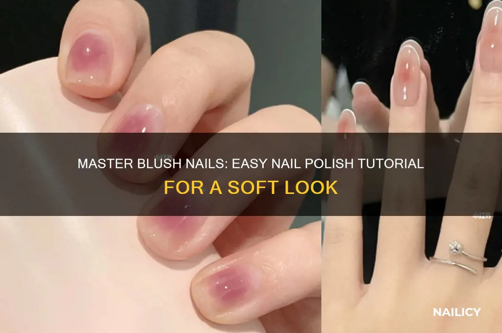 how to do blush nails with nail polish