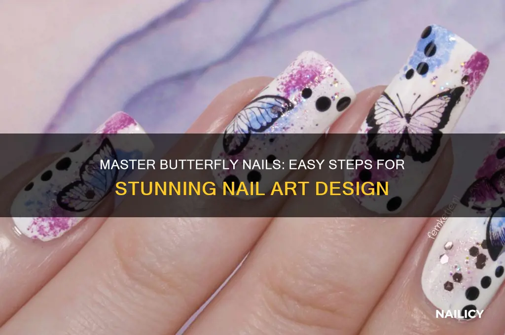 how to do butterfly nails