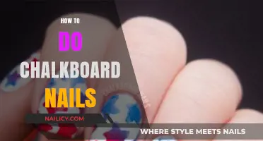Chalkboard Nail Art: Easy DIY Tutorial for Creative Manicures