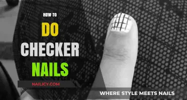 Master Checker Nails: Easy Steps for Chic DIY Manicure Art