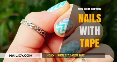 Easy Chevron Nail Art: Step-by-Step Guide Using Tape