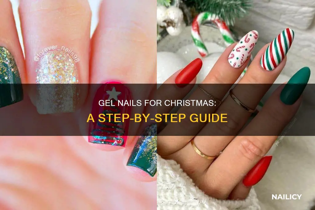 how to do christmas gel nails