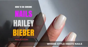 Chrome Nails Tutorial: Recreate Hailey Bieber's Mirror Manicure Look