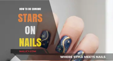 Chrome Stars Nail Art: Easy Steps for a Galaxy Manicure