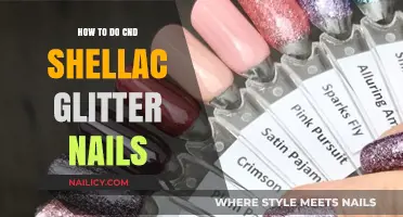 Sparkling CND Shellac Glitter Nails: Easy DIY Guide for Stunning Results